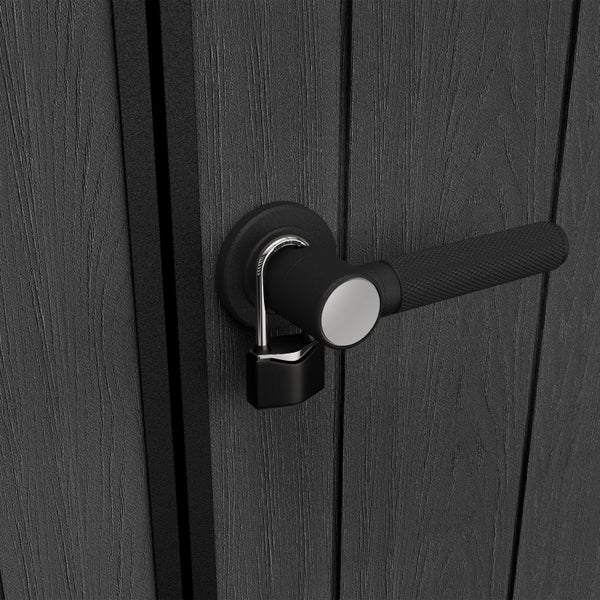 Keter Newton plus 7511 Gartenhaus - 350x230x246cm - Grau