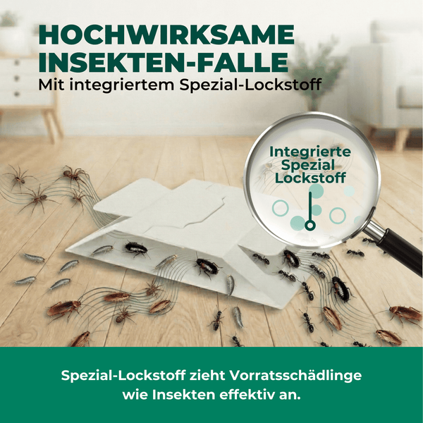 Insektenfalle mit Spezial-Lockstoff zur Schädlingsbekämpfung im Haus