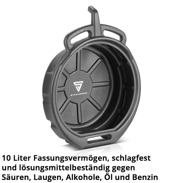 Ölauffangwanne mit 10 Liter Fassungsvermögen
