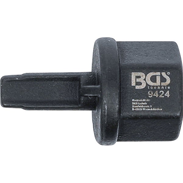 BGS Ölablassschrauben-Spezialprofil-Bit-Einsatz Antrieb Innenvierkant 10 mm (3/8) für VAG - 9424
