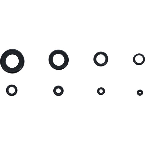 BGS technic Gummi-Durchgangstüllen Sortiment, 180 Stück