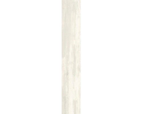 Wand- und Bodenfliese Chalet 2.0 arctic white 20x120 cm matt rektifiziert