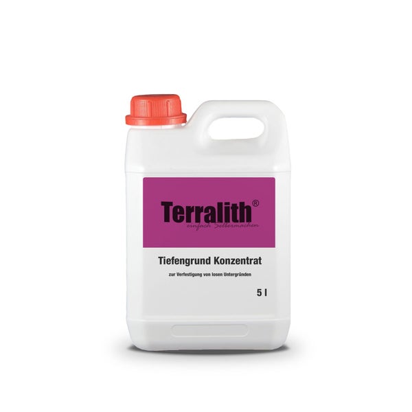 Terralith Tiefengrund Konzentrat zur Verfestigung von losen Untergründen, 5 Liter
