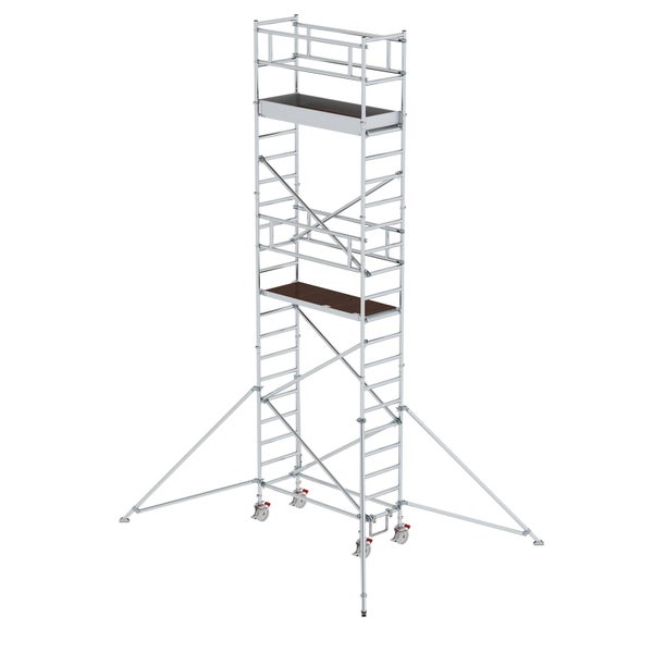 Rollgerüst mit zwei Plattformen