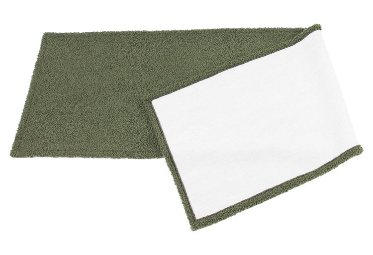 FRANK FLECHTWAREN | Tischläufer Moosgrün, POLYESTER, 40 x 140 cm