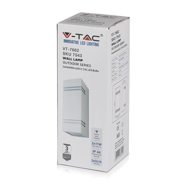 V-Tac Wandleuchte für den Außenbereich in der Verpackung