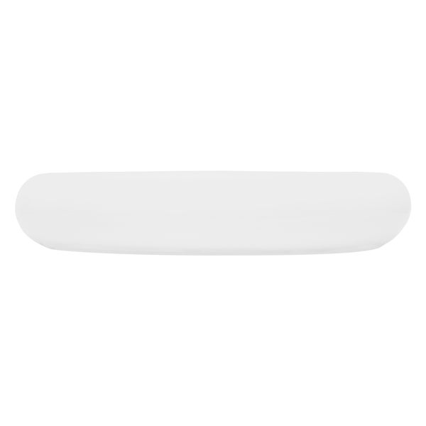 ECD Germany Waschbecken Waschtisch 630x420x120 mm aus Keramik Oval Weiß - Aufsatzbecken Aufsatzwaschbecken Handwaschbecken Aufsatzwaschtisch Spülbecken Becken Wasserfall Waschschale Waschschüssel