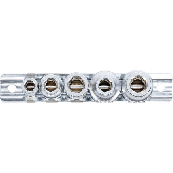 BGS Bit-Adapter-Satz mit Haltekugel Innenvierkant 6,3 mm (1/4) / 10 mm (3/8) / 12,5 mm (1/2) 5-tlg - 70103