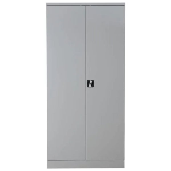 PROREGAL Stahlschrank Bee 6 Fachböden HxBxT 195 x 92 x 60 cm Verzinktes & Verstärktes Fachbodenmaterial Grau & Grau