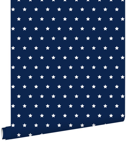ESTAhome Tapete Sterne Marineblau - 53 cm x 10.05 m - 114944