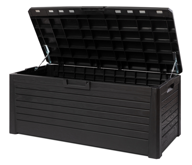 Toomax Florida Aufbewahrungsbox 550L anthrazit wetterfest für Garten und Terrasse
