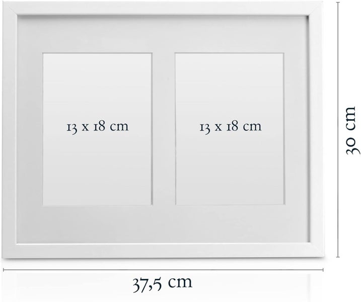 Bomoe Galeria Bilderrahmen Weiß (5tlg)
