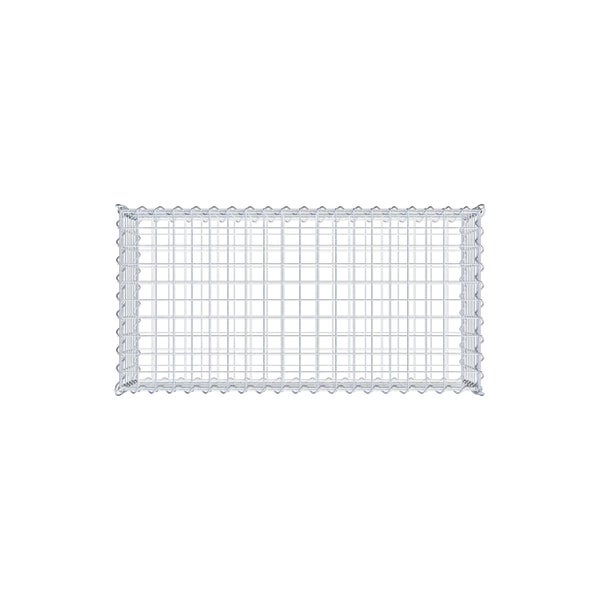 Gabione 100 cm x 30 cm x 50 cm (L x H x T), Maschenweite 5 cm x 5 cm, Spirale