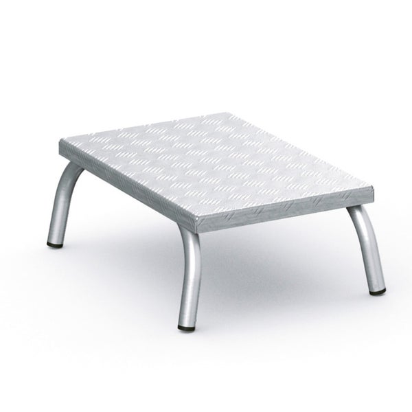 Trittstufe aus Aluminium mit rutschfester Oberfläche