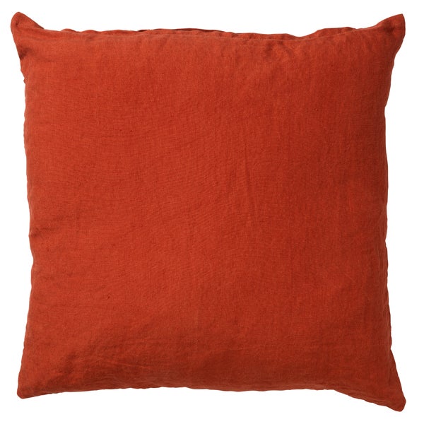 Linn Dekokissen - Unifarben 45x45 cm, Orange