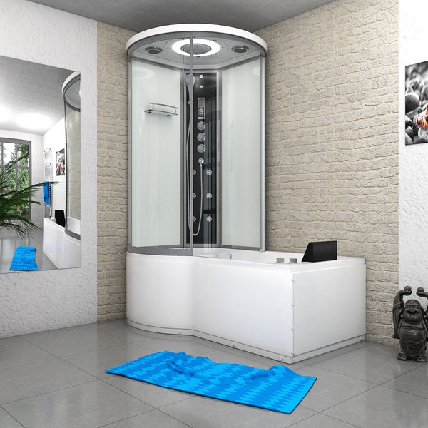 Whirlpool Wanne Duschkabine ws K55-R03-WP-EC 100x1