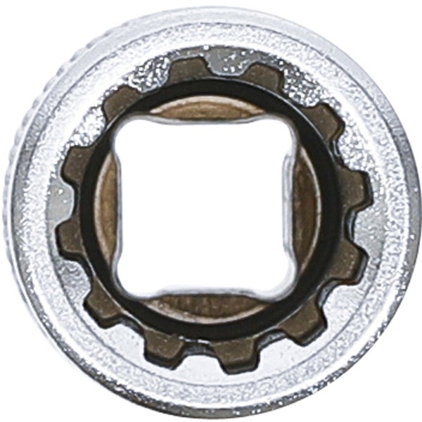 BGS Steckschlüssel-Einsatz Gear Lock tief Antrieb Innenvierkant 6,3 mm (1/4) SW 10 mm - 10160
