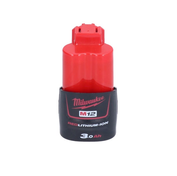 Milwaukee M12 Red Lithium-Ion Akku mit 3.0 Amperestunden Kapazität für Elektrowerkzeuge.