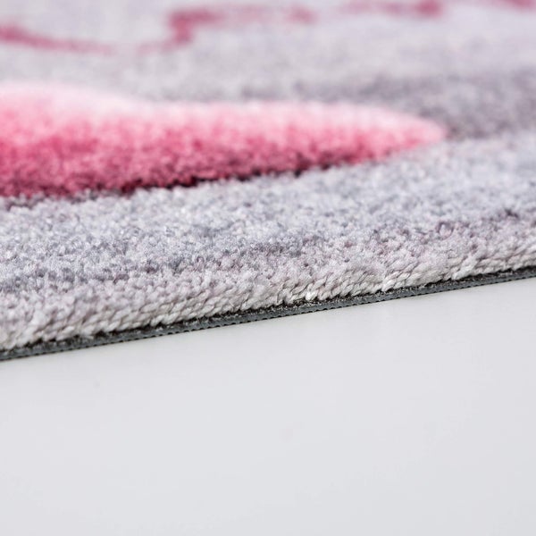 Nahaufnahme eines Teppichs mit Muster