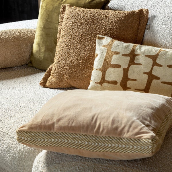Manoe Kissenbezug - Unifarben 45x45 cm, Beige