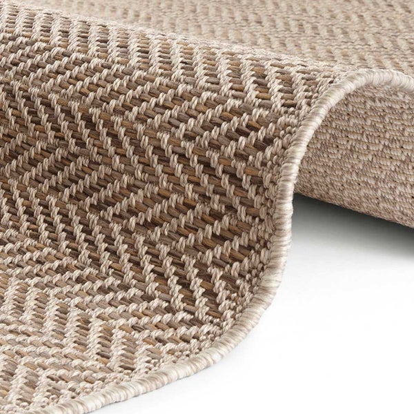 In- & Outdoor Teppich Caen Naturbraun - 160x230x0,6cm