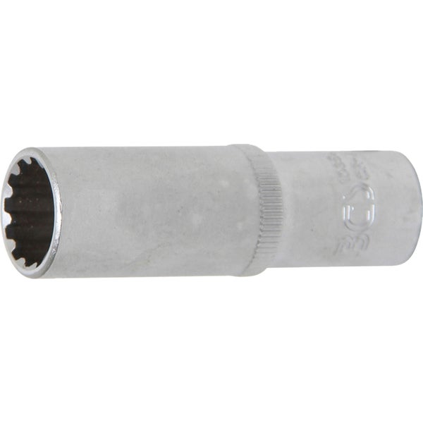BGS Steckschlüssel-Einsatz Gear Lock tief Antrieb Innenvierkant 10 mm (3/8) SW 14 mm - 10354