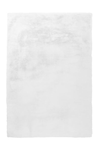 Hochflor Teppich Divinia Weiß 35 mm Uni 160 x 230 cm