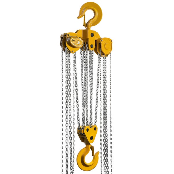Kettenzug mit Haken zur Lastenbewegung