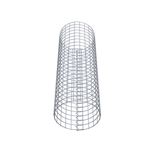 Gabionensäule Durchmesser 37 cm MW 5 x 5 cm rund - Höhe: 110 cm