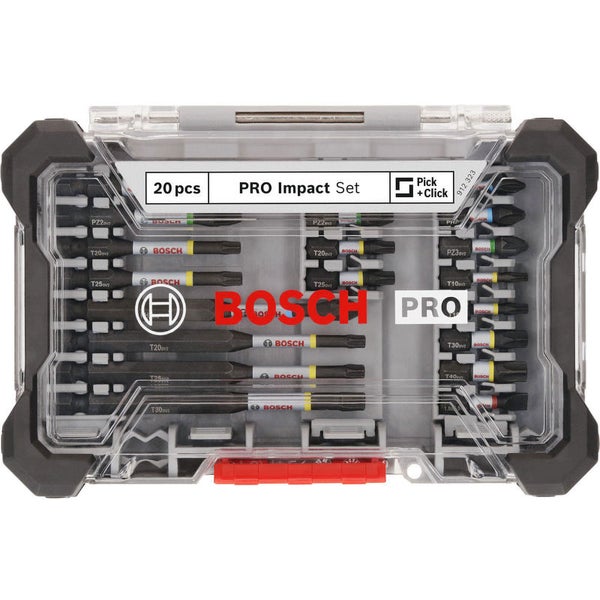 Bosch Pro Impact Set, 20-teilig, für Schraubarbeiten