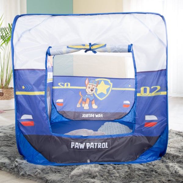 ROBA Pop Up Spielbus Paw Patrol - Kinderzelt in Autoform, Indoor & Outdoor