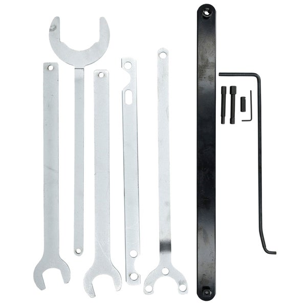 Brilliant Tools Lüfternaben Schlüssel Satz im blauen Koffer