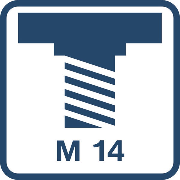 Symbol für Schraube der Größe M 14