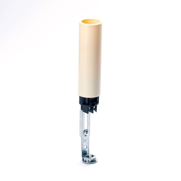 Kerzenhülse Glatt für Kerzenfassung E14 Kronleuchter Kerzenhülle aus Kunststoff ø26mm 85mm Creme