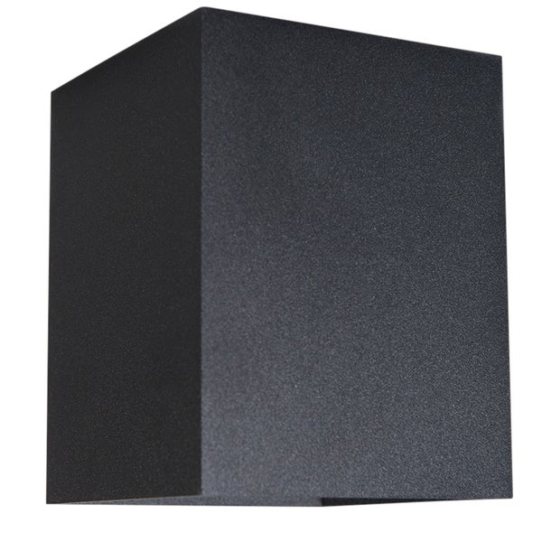 Kubische Wandleuchte für den Außenbereich