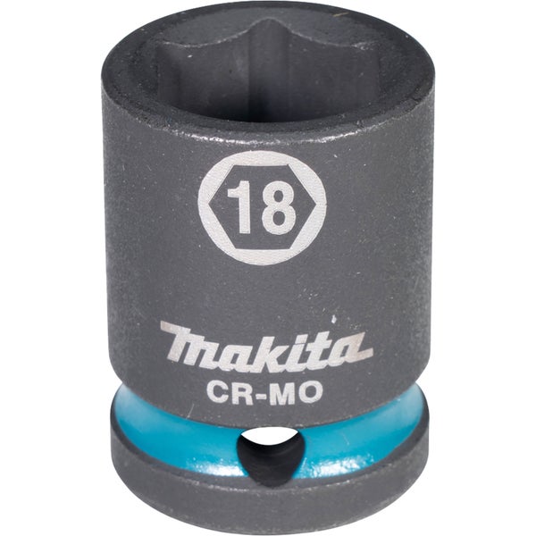 Makita E-16140 Steckschlüssel 1/2 SW18 Impact Black kurz