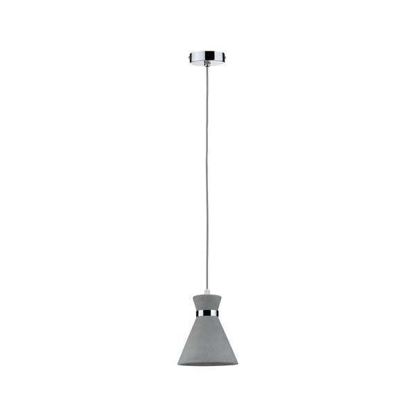 Pendelleuchte Verve IP44 E27 max. 20W Grau, Chrom dimmbar