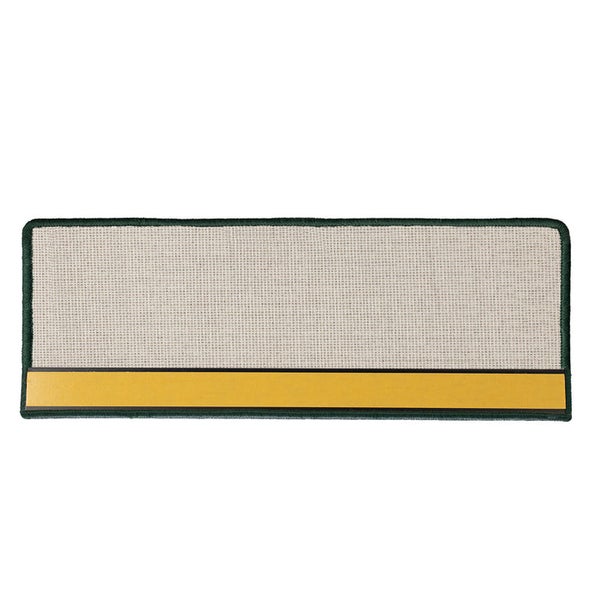 FLOORDIREKT Stufenmatte London - mit Umkettelung - Grün - Rechteckig - 23,5 x 65 cm