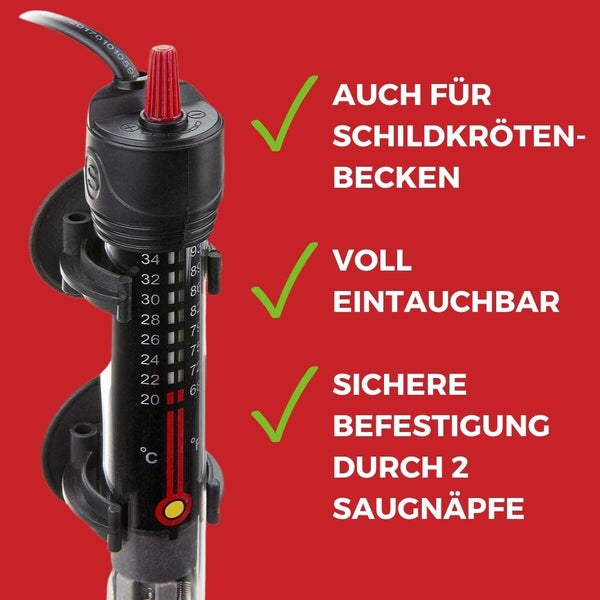 Aqua Präzisions Aquarium Heizstab 25 Watt