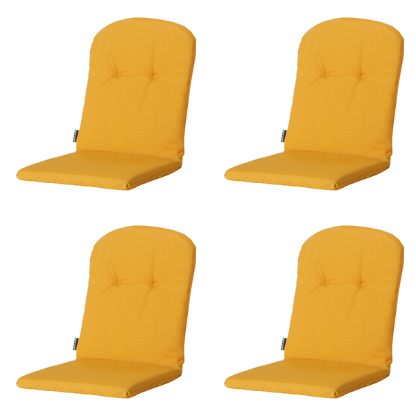 Stuhlauflage Stapelstuhl Panama Golden Glow - Ca. 96x45 cm - 4er-Set