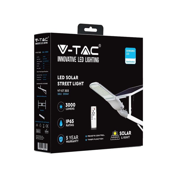 V-TAC LED Solarstraßenleuchte Verpackung