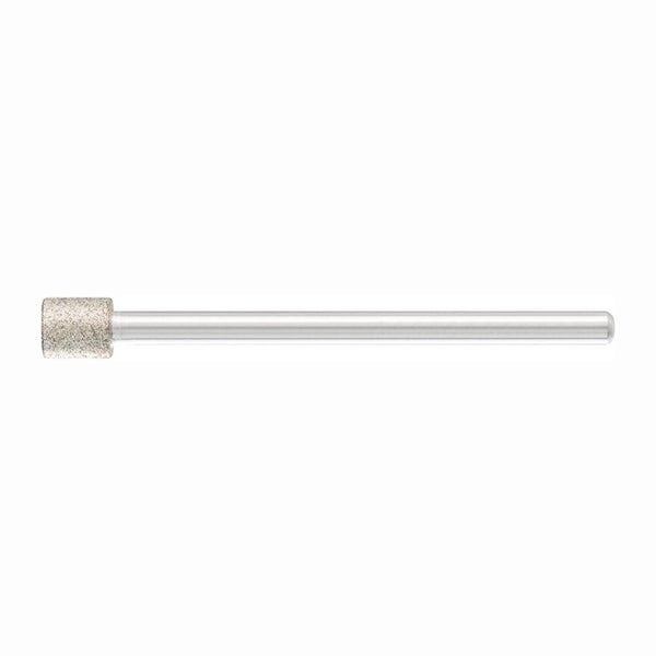 PFERD Schleifstift Ø 5 x H 5 mm Schaft-Ø 3 mm Diamant D 126 Zylnderform - 36005010
