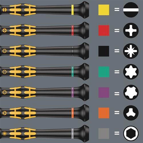 Wera Feinmechanikerschraubendrehersatz Kraftform Micro ESD Big Pk.1 25-tlg - 5134019001