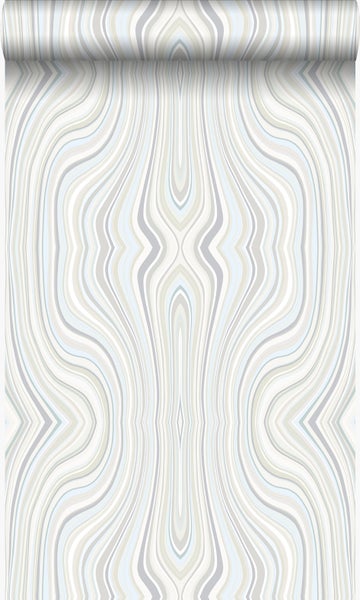Origin Wallcoverings Tapete grafische Linien Beige - 53 cm x 10,05 m - 347224