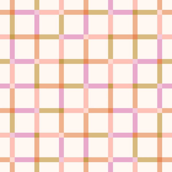 Tapete mit Karomuster aus horizontalen und vertikalen Linien