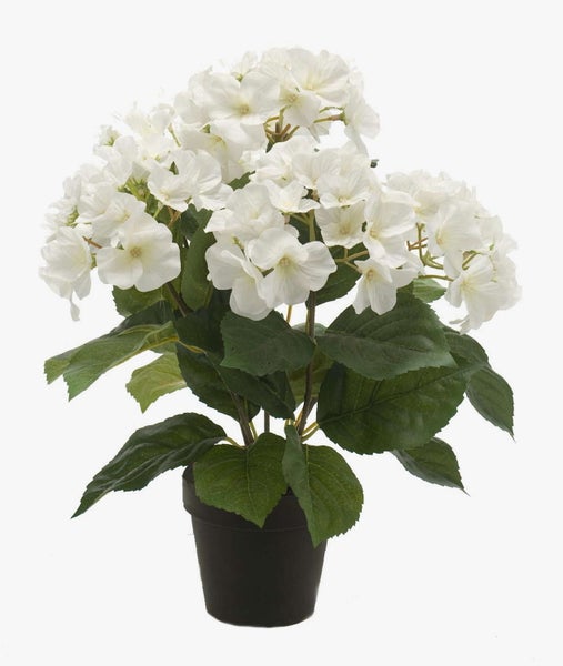 Künstlicher violetter Rittersporn mit grünen Blättern und mehreren Blüten an einem langen Stiel.