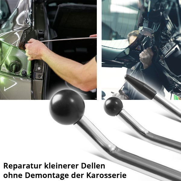 STAHLWERK Ausbeulwerkzeug 8er Set Kfz Smart Repair Ausbeuleisen Ausbeulstangen