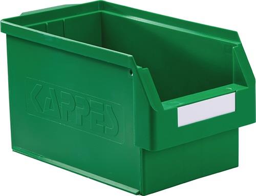 KAPPES Sichtlagerkasten L 350 x B 200 x H 200 mm grün - 6002.00.0253