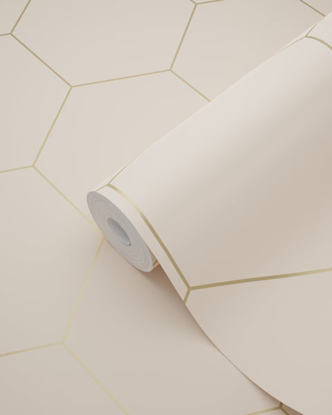 Tapetenrolle mit geometrischem Muster für die Wandgestaltung