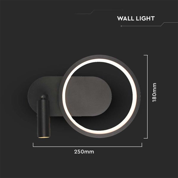 V-TAC VT-7906-W - Designer-Wandleuchten - IP20 - Weiß - 14W - 1500 Lumen - 4000K